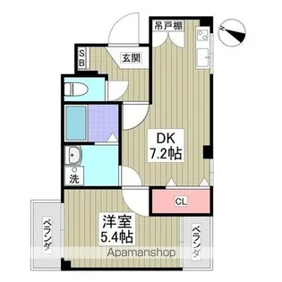 メゾンアニースティー【301号室】の間取り