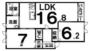 TORRENT(トレント)【2階】の間取り