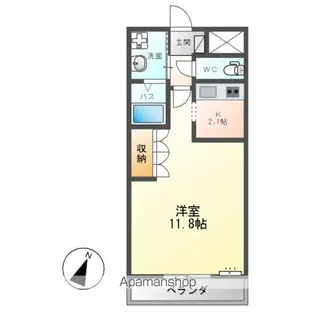 JE LE PRENDS (ジュルプラン)【1階】の間取り