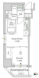 ワンルーフレジデンス新御徒町【2階】の間取り