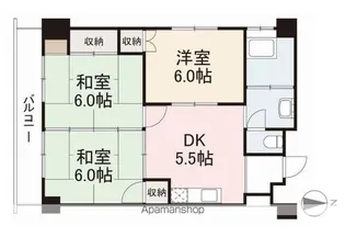 中村第一ビル【7階】の間取り