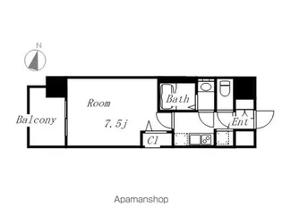 愛知県名古屋市中区大須1丁目【マンション】の間取り