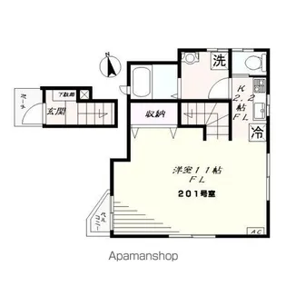 カーサ アリエッタ【2階】の間取り
