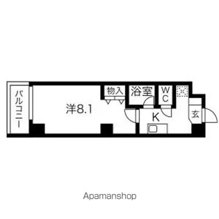 ベル黒川【301号室】の間取り