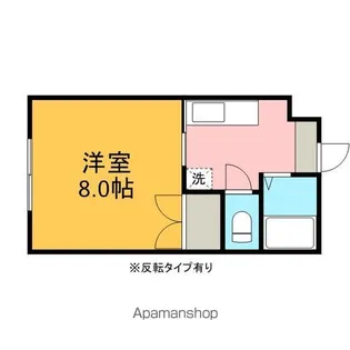 ハイツアスリー【102号室】の間取り