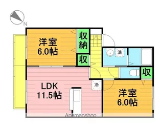 フォースリン ロード【1階】の間取り