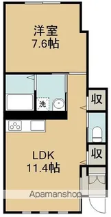 ポレール【1階】の間取り