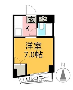 まどかハイツ【3階】の間取り