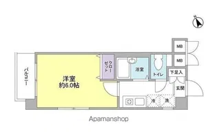 タケオクリスタル等々力【403号室】の間取り