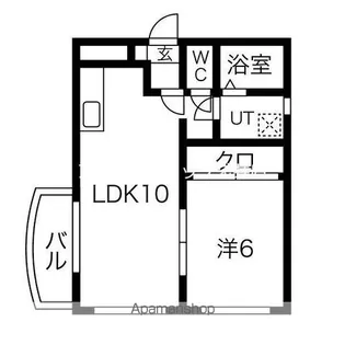 エバーグリーン21【103号室】の間取り