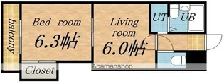 フィオーレセレスト【3階】の間取り