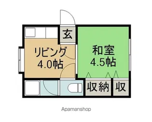 スリーウェイブ【202号室】の間取り