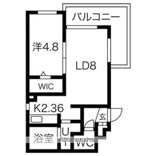 LAURUS【1階】の間取り