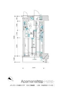 メインステージ川崎Ⅵエグザ【7階】の間取り