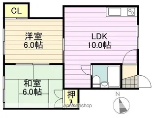 はまなすパーク【203号室】の間取り