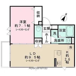 NIDO LARGO【2階】の間取り