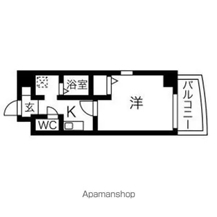 ワピタ名駅【6階】の間取り