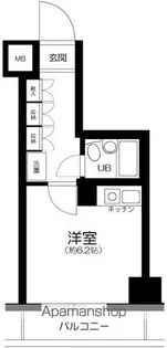 エクセリア新宿【8階】の間取り