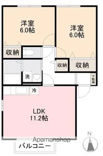 プレスティージュⅡA・B・C【1階】の間取り