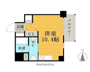 FEEL三国【9階】の間取り