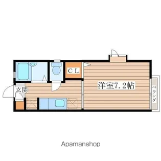 ドミールHAMADA【2階】の間取り