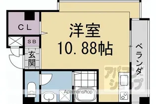 東山祇園ビル【505号室】の間取り
