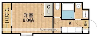 ブリアール【4階】の間取り