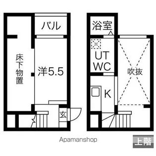 SARA【105号室】の間取り