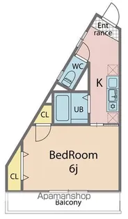 ピース・スクエア南内町【4階】の間取り