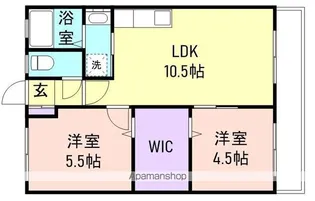 第一戸口マンション【110号室】の間取り