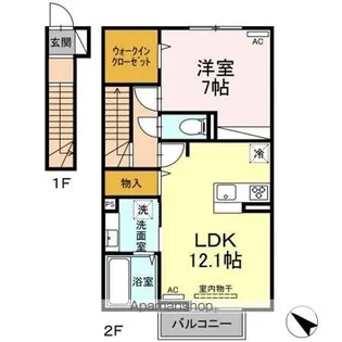 ジェントリー【2階】の間取り