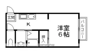 NASU25【205号室】の間取り