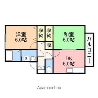 アメニティハウス【2階】の間取り