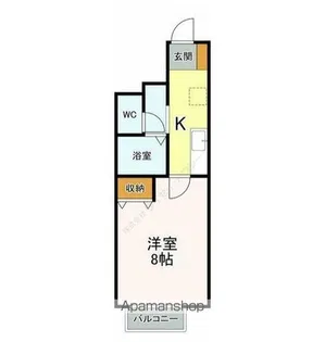 アスコット多賀城【1階】の間取り