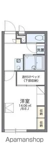 レオパレスグランディール【2階】の間取り
