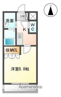 メゾン・サンセリテ【2階】の間取り
