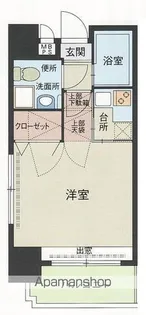 エステートモア警固【11階】の間取り