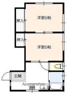 レジデンス銀河【2階】の間取り