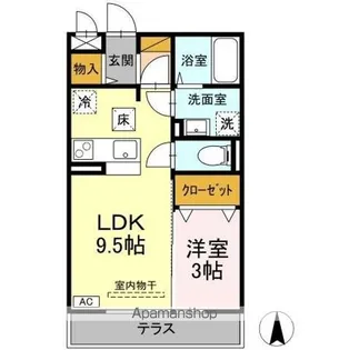 グランドゥール Ⅱ【1階】の間取り