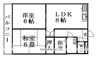ストーク横地【3階】の間取り