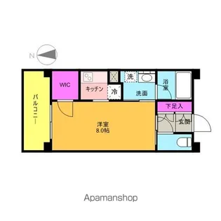 クリオ西池袋【9階】の間取り