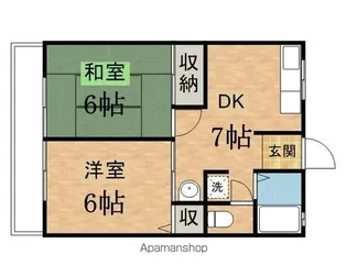 シティハイム パル【2階】の間取り