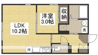 ドミール青江【3階】の間取り