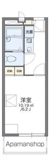 レオパレスヴァンⅡ【109号室】の間取り
