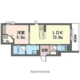 プレミアス与野本町【302号室】の間取り