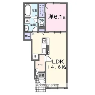ドリーム江別Ⅰ【1階】の間取り