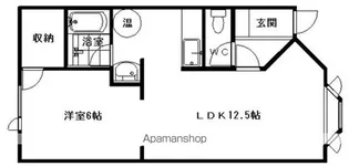 ベネッセⅠ【106号室】の間取り