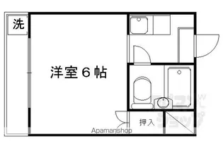 川上マンション【3号室】の間取り