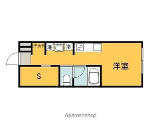 フェリシア地御前【102号室】の間取り