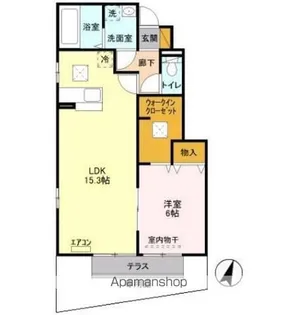 ノールメゾン II【1階】の間取り